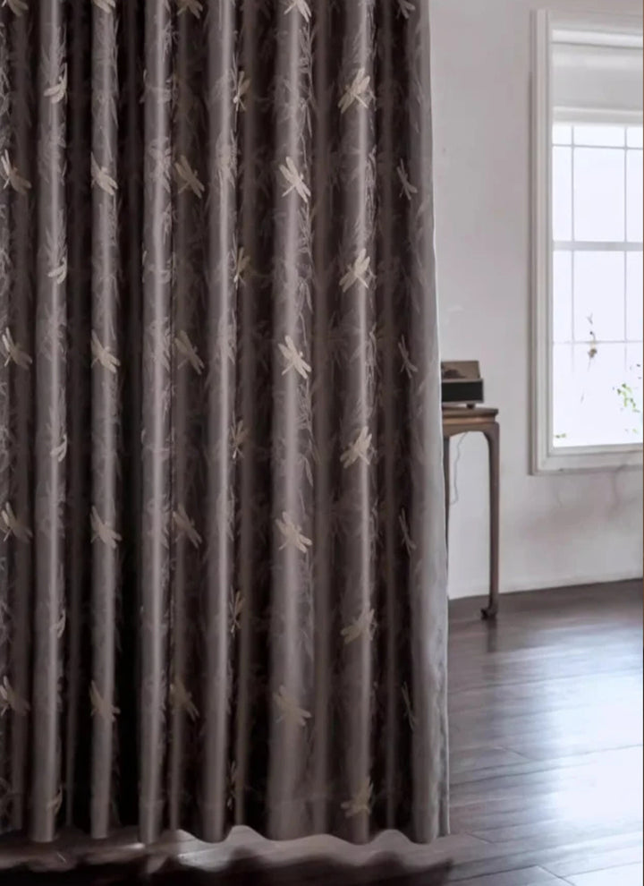 Luxury Jacquard Blackout Curtains for Classic Home Decor