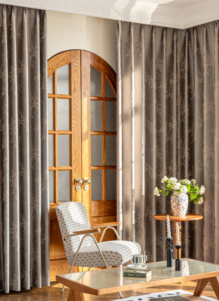 Luxury Jacquard High-Precision Blackout curtains