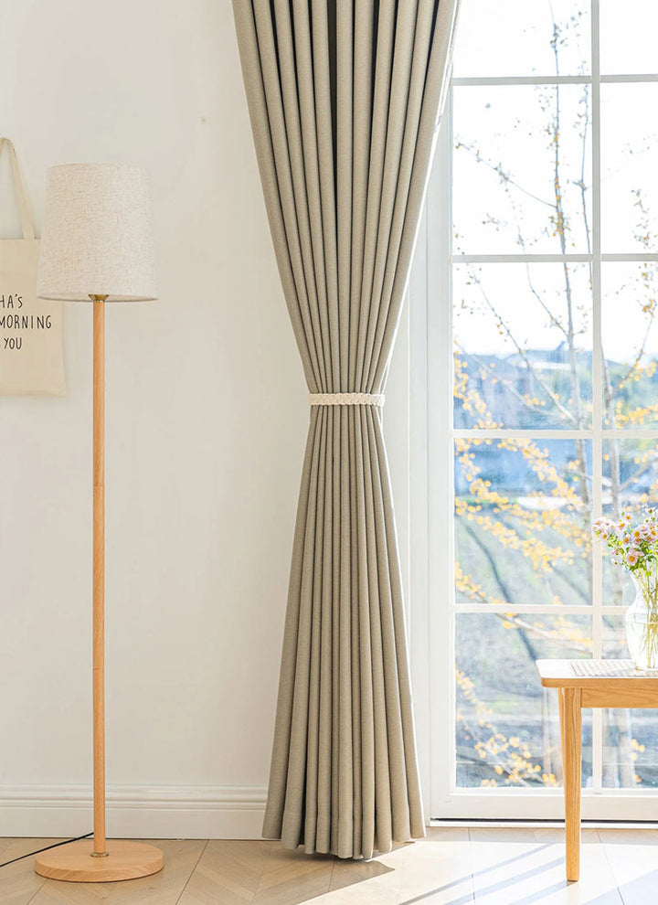 Japanese Double-sided Natural Ramie Curtain