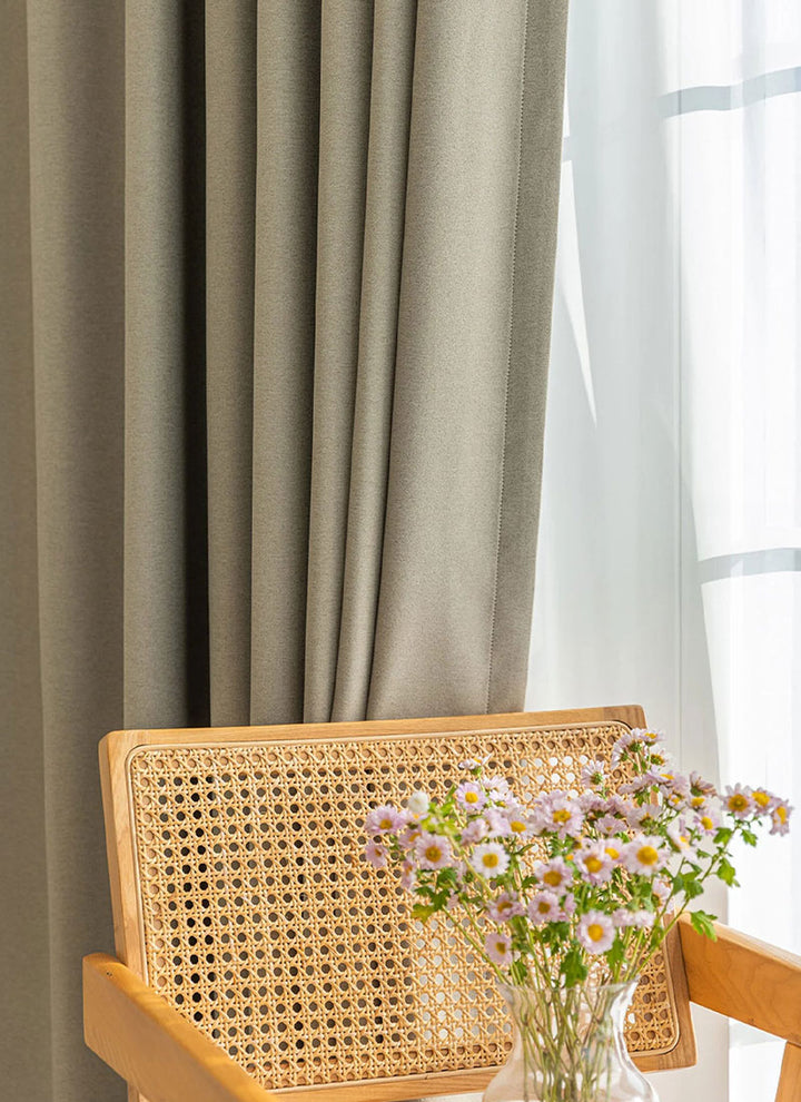 Japanese Double-sided Natural Ramie Curtain