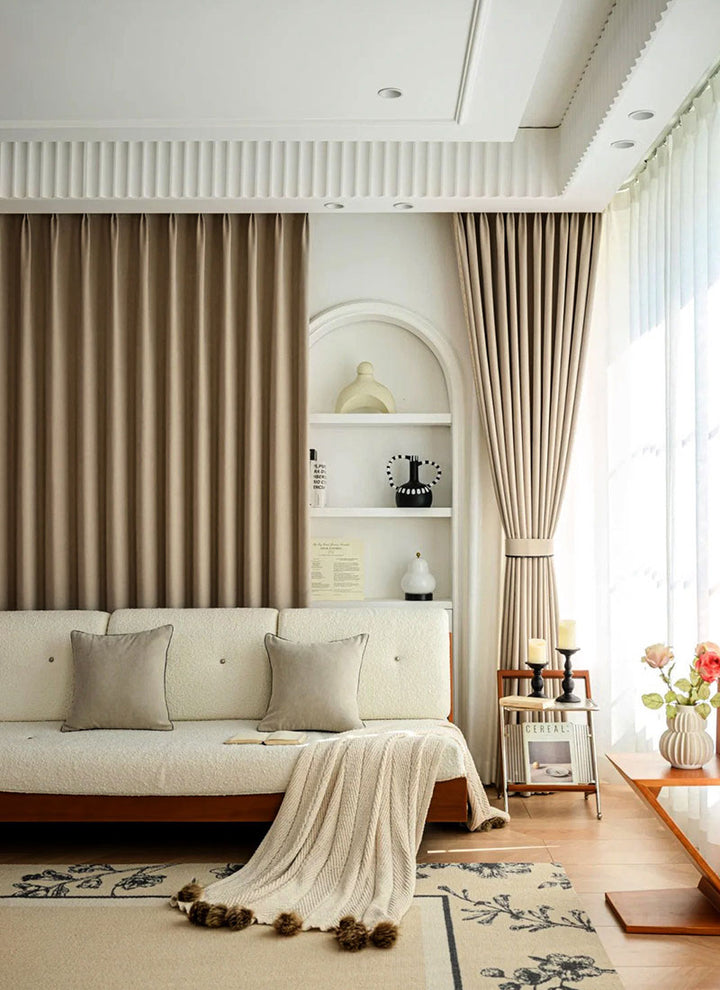 Japanese Double-sided Natural Ramie Curtain