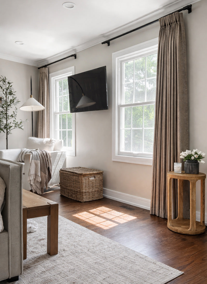 Vintage Linen Curtains for Effortless Luxury and Classic Elegance