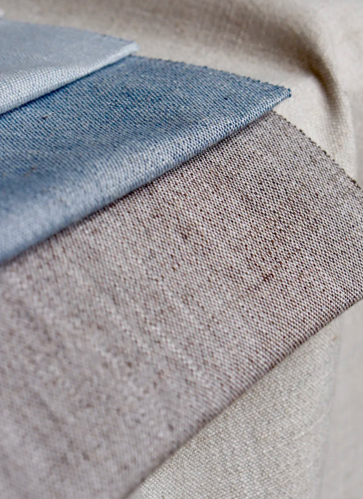 Linen Curtains with Soft Grey & Celadon Tones