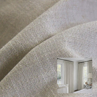 Oat Linen｜Linen curtain fabric sample｜F88116-4