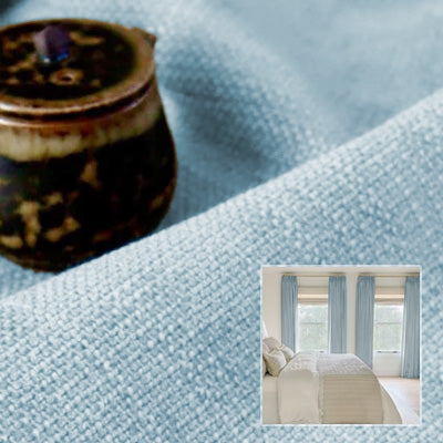 Lake Linen｜Linen curtain fabric sample｜F88055-19