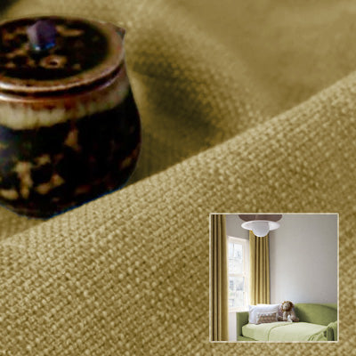 Honey Linen｜Linen curtain fabric sample｜F88055-11
