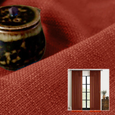 Sienna Linen｜Linen curtain fabric sample｜F88055-15