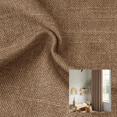 Cinnamon Linen｜Linen curtain fabric sample｜F88112-11