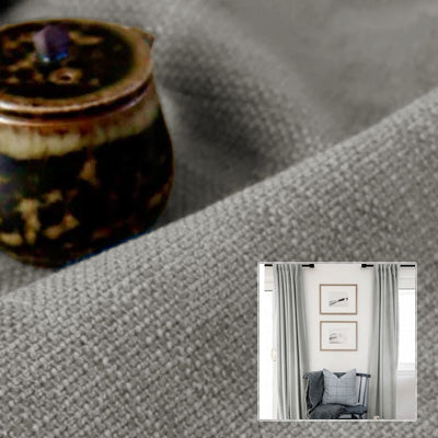 Smoke Linen｜Linen curtain fabric sample｜F88055-25
