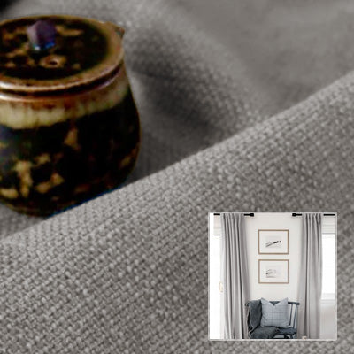 Light Ash Linen｜Linen curtain fabric sample｜F88055-26