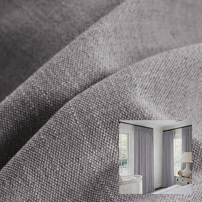 Ash Linen｜Linen curtain fabric sample｜F88116-13
