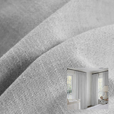 Slate Linen｜Linen curtain fabric sample｜F88116-9