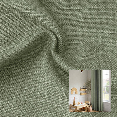 Moss Weave｜Linen curtain fabric sample｜F88112-26