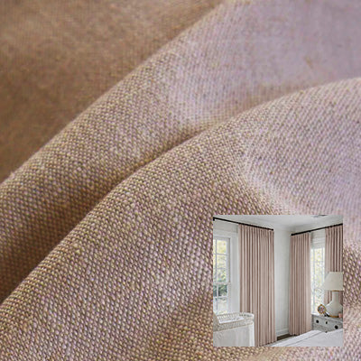 Dusty Blush｜Linen curtain fabric sample｜F88116-5