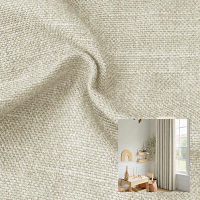 Ebony Linen｜Linen curtain fabric sample｜F88112-18