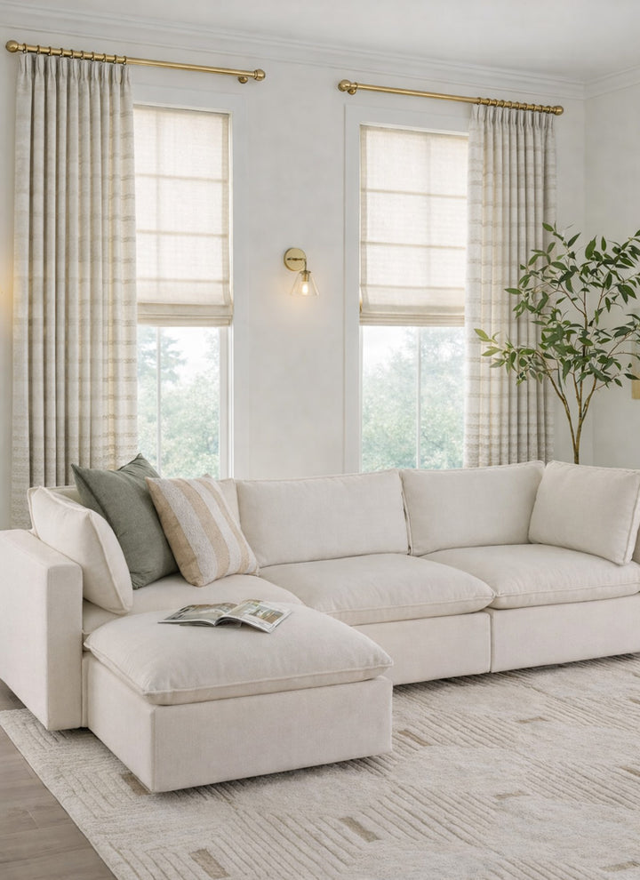 Luxury Striped Curtains for Effortless High End Style