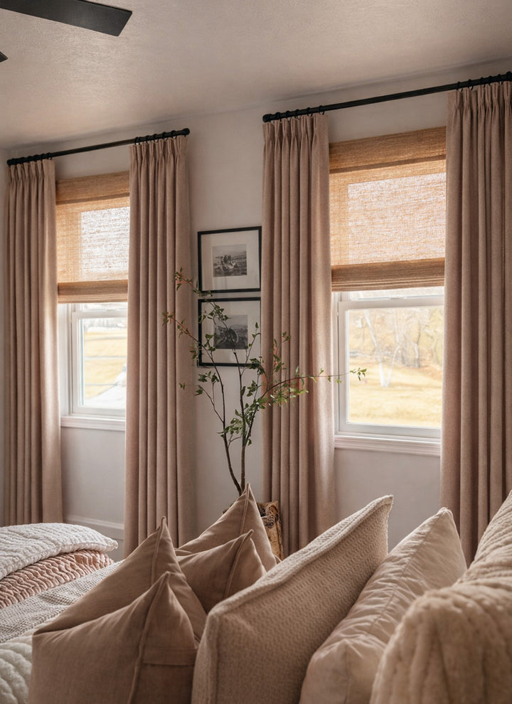 Cotton Linen Curtains with Soft Drape and Natural Comfort