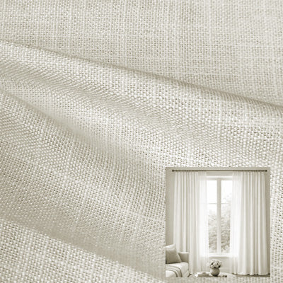 Oatmeal Linen Blend｜Linen curtain fabric sample｜F2222S-3