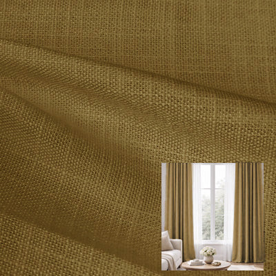 Bronze Linen Blend｜Linen curtain fabric sample｜F2222S-7