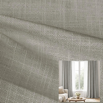 Stone Grey Blend｜Linen curtain fabric sample｜F2222S-15