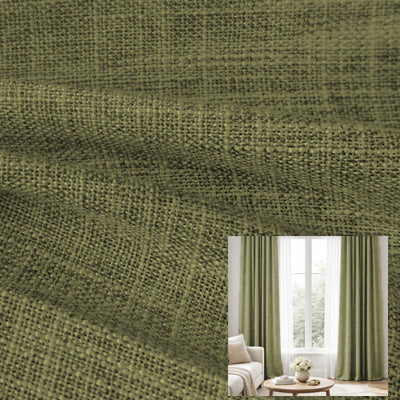 Forest Linen Blend｜Linen curtain fabric sample｜F2222S-21