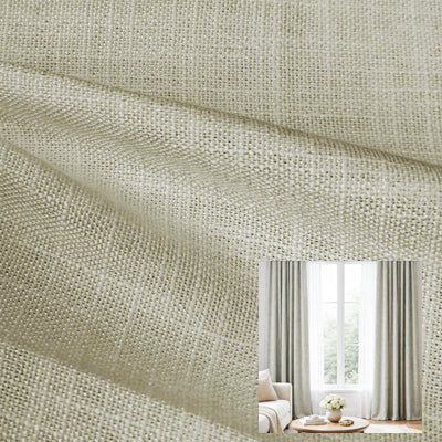 Taupe Dune Linen｜Linen curtain fabric sample｜F2222S-5
