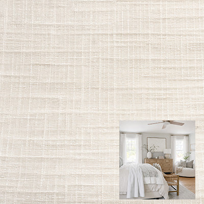 Ivory Cloud Plush｜Cotton curtain fabric sample｜F88129-1