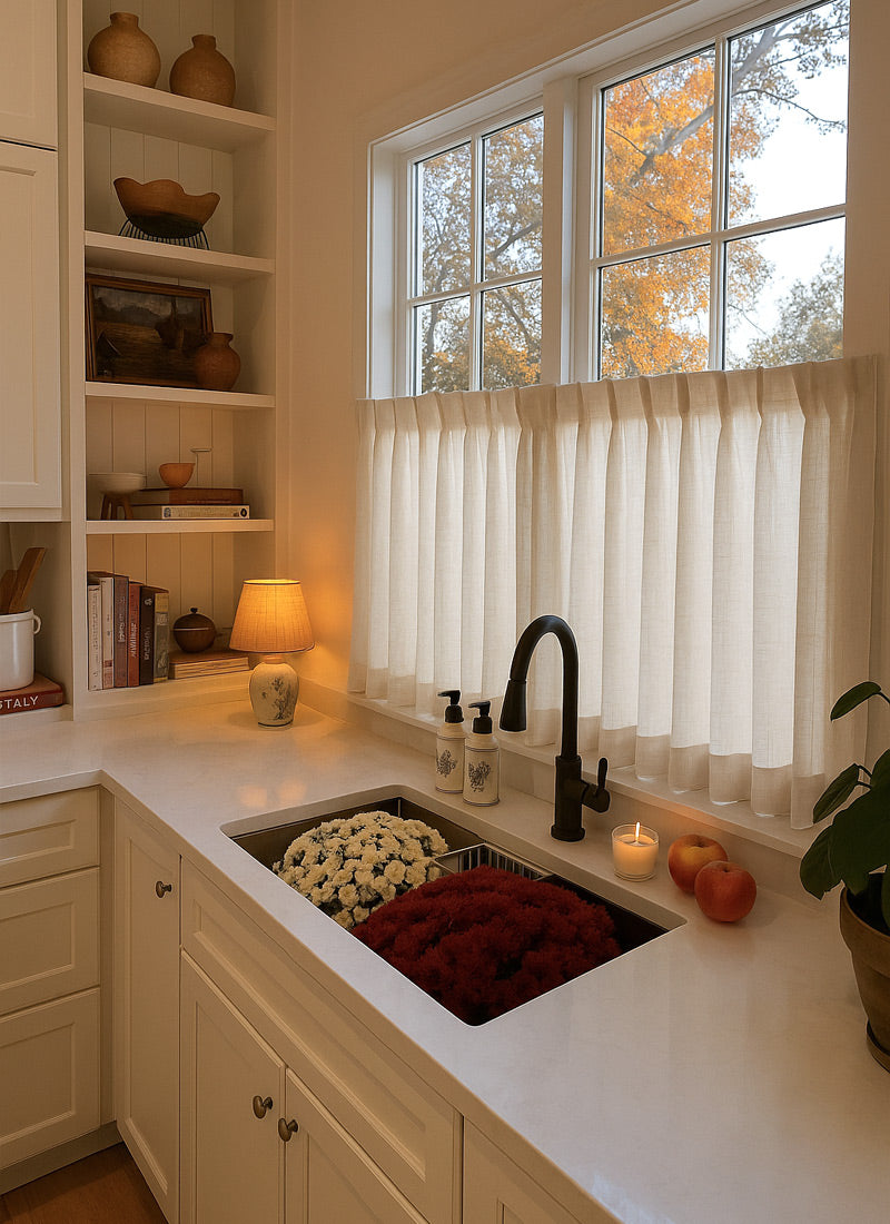 Linen| Café Curtains