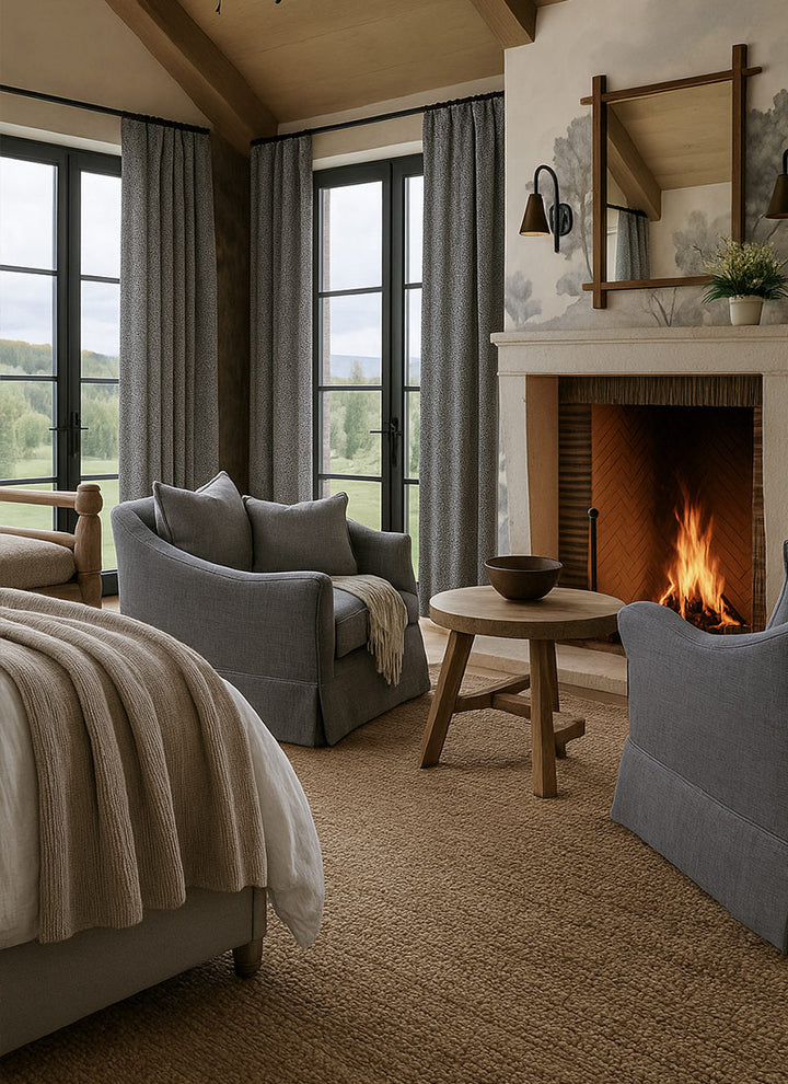Luxurious Prestigious Linen Modern Window Drapes