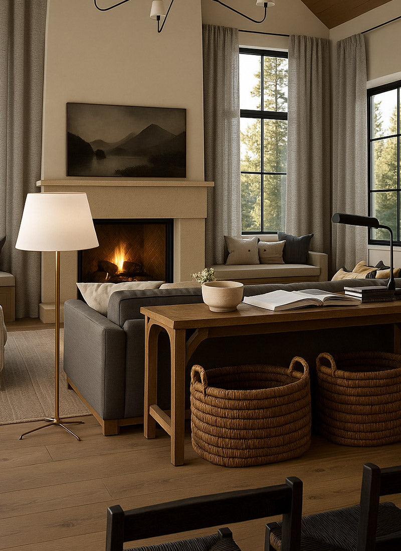 Luxurious Prestigious Linen Modern Window Drapes