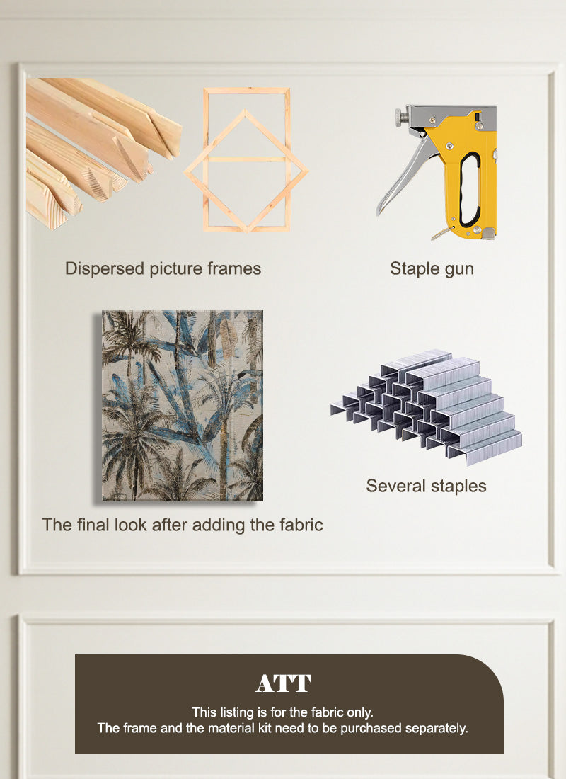 DIY Home Decor Ideas with Curtain Fabric &amp; Frame