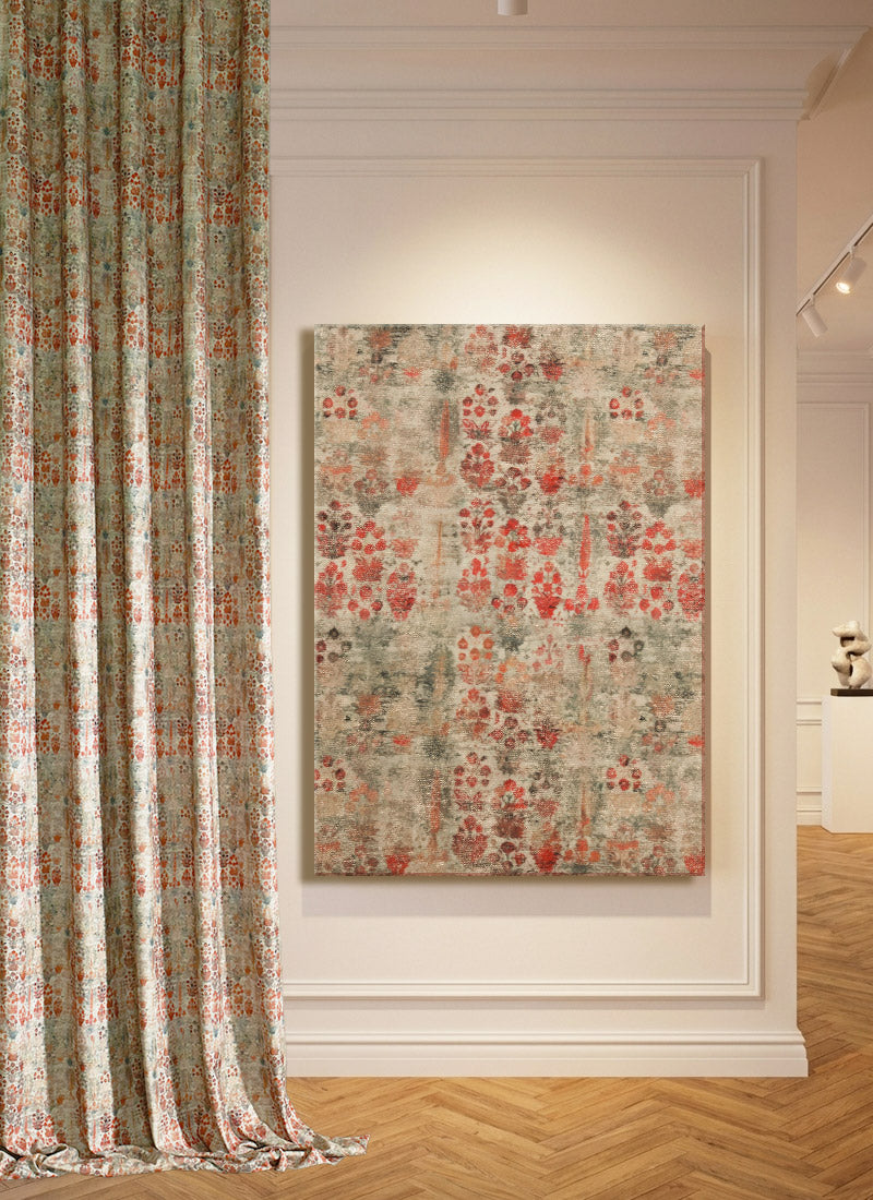 DIY Home Decor Ideas with Curtain Fabric &amp; Frame