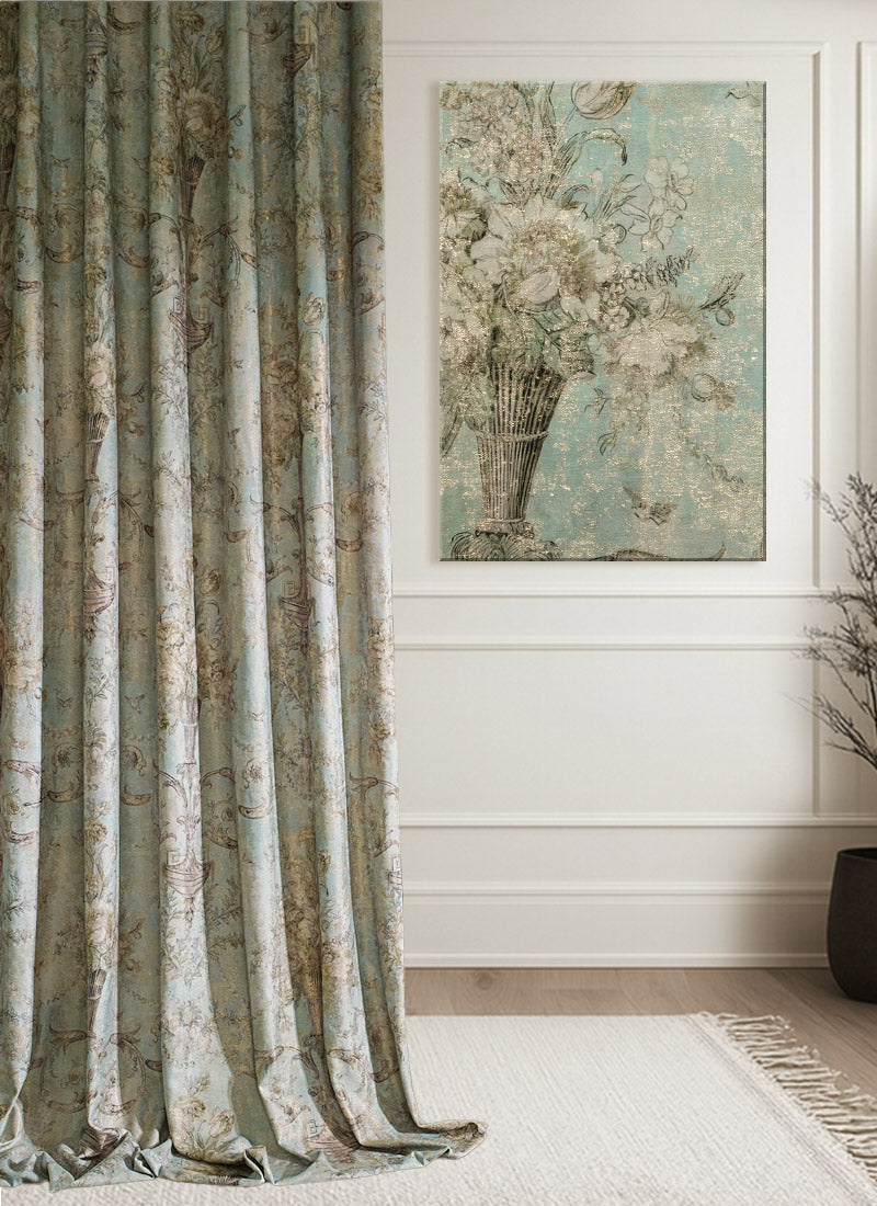 DIY Home Decor Ideas with Curtain Fabric &amp; Frame