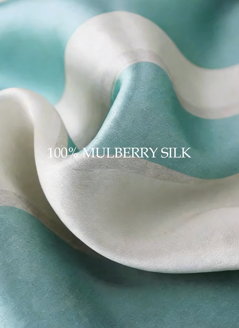 Dopamine Pajamas Set in 100% Mulberry Silk