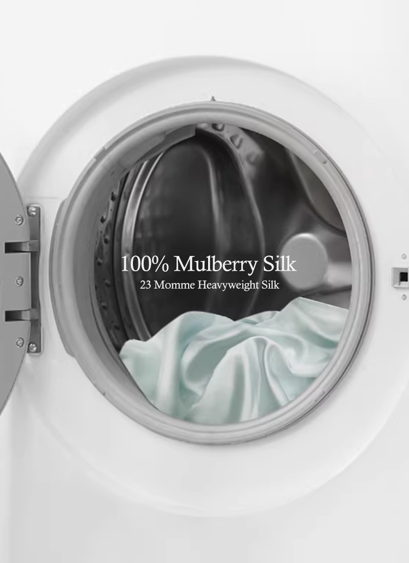 Machine Washable Silk Pajama Set with Embroidery Details