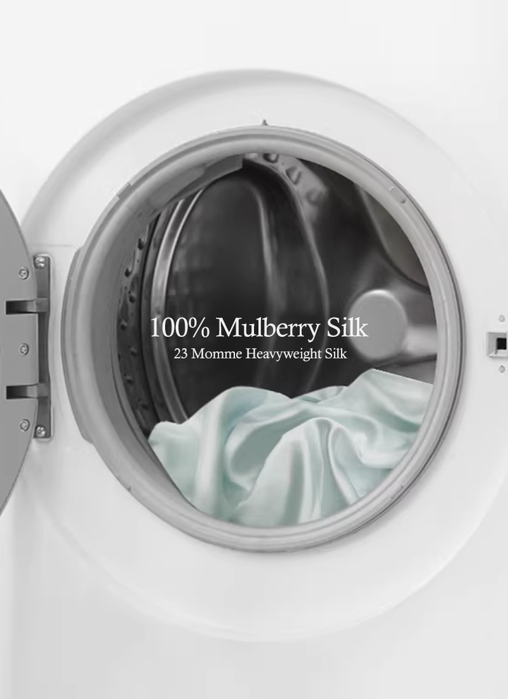 Machine Washable Silk Pajama Set with Embroidery Details