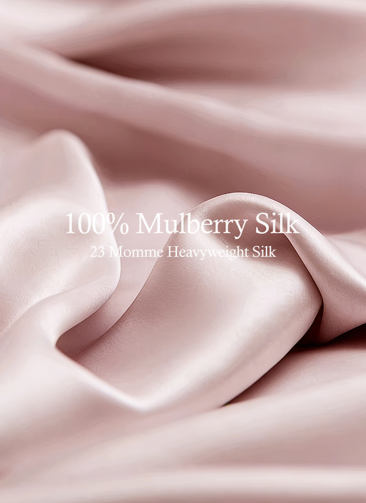 Pure Color Silk Pajamas Set – 100% Mulberry Silk