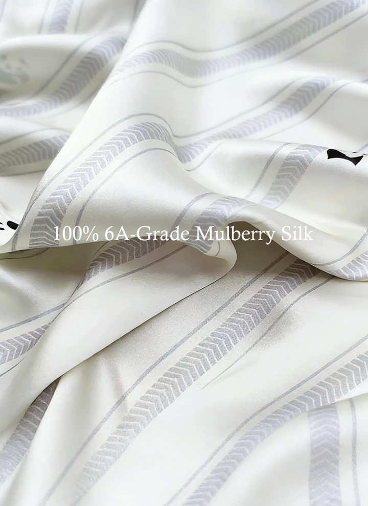 Silk Panda Pajama Dress