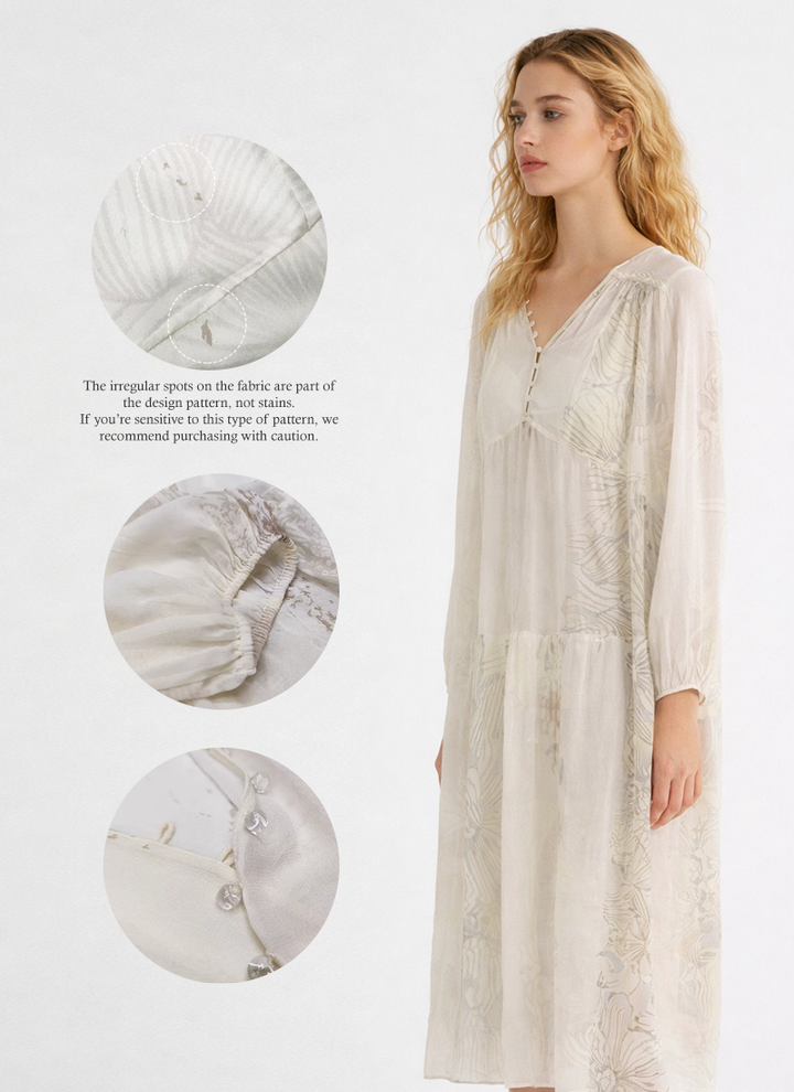 Romantic Silk Loungewear Dress