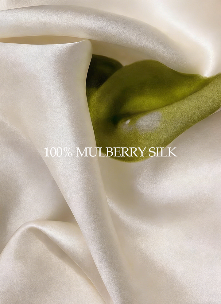 Silk Pajama Set with Grape Print