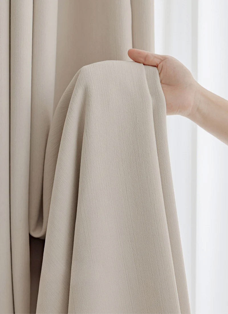 ‌Premium Chenille Blackout Curtains for Deep Sleep‌