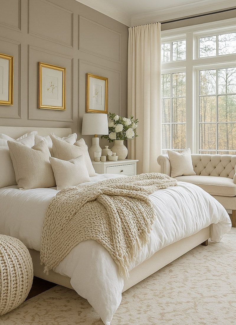 ‌Premium Chenille Blackout Curtains for Deep Sleep‌ (non customized)