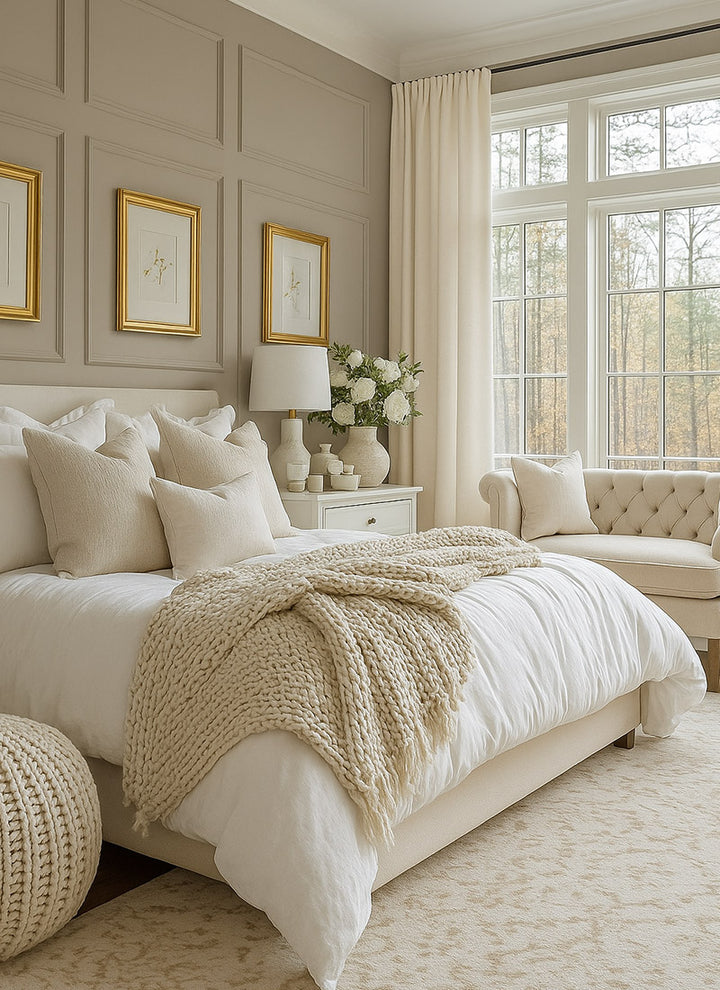 ‌Premium Chenille Blackout Curtains for Deep Sleep‌ (non customized)