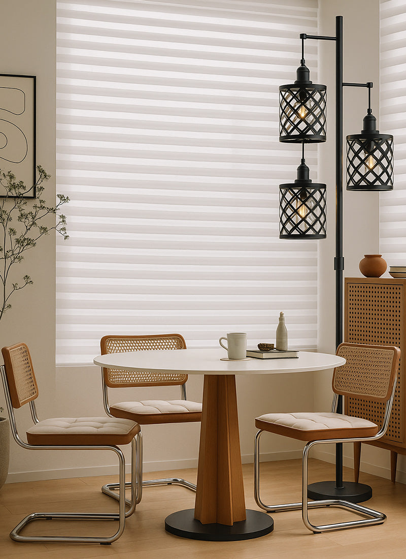 Radiant Sheer Zebra Curtains in Solid Hues(noncustomized)