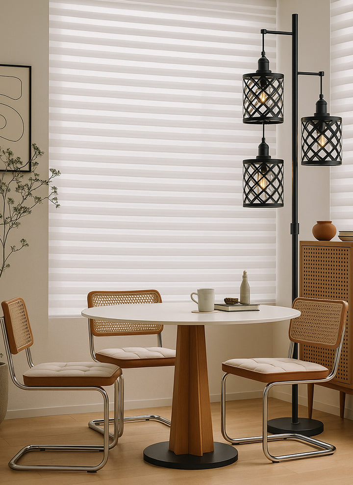 Radiant Sheer Zebra Curtains in Solid Hues(noncustomized)