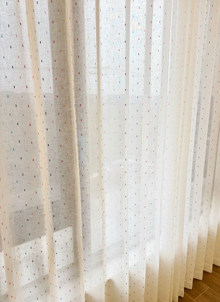 Rainbow Sugar Beans curtains – customized for children’s rooms