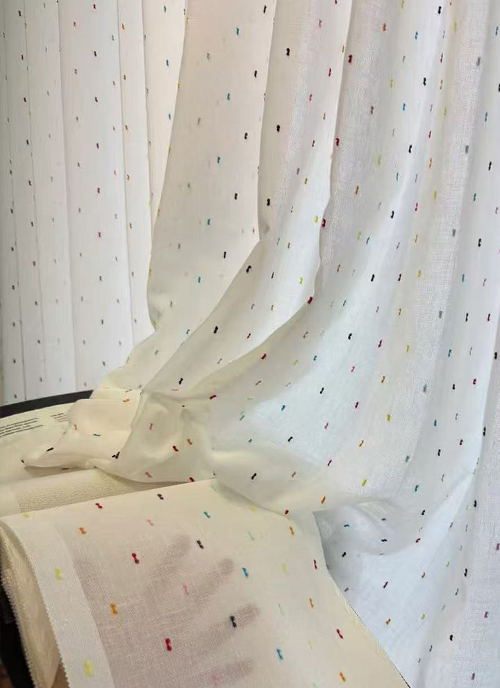 Rainbow Sugar Beans curtains – customized for children’s rooms