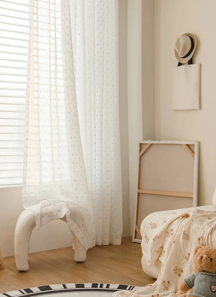 Rainbow Sugar Beans curtains – customized for children’s rooms