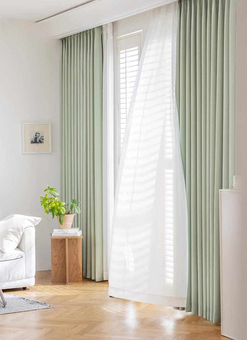 Retro Cotton-Linen Curtains
