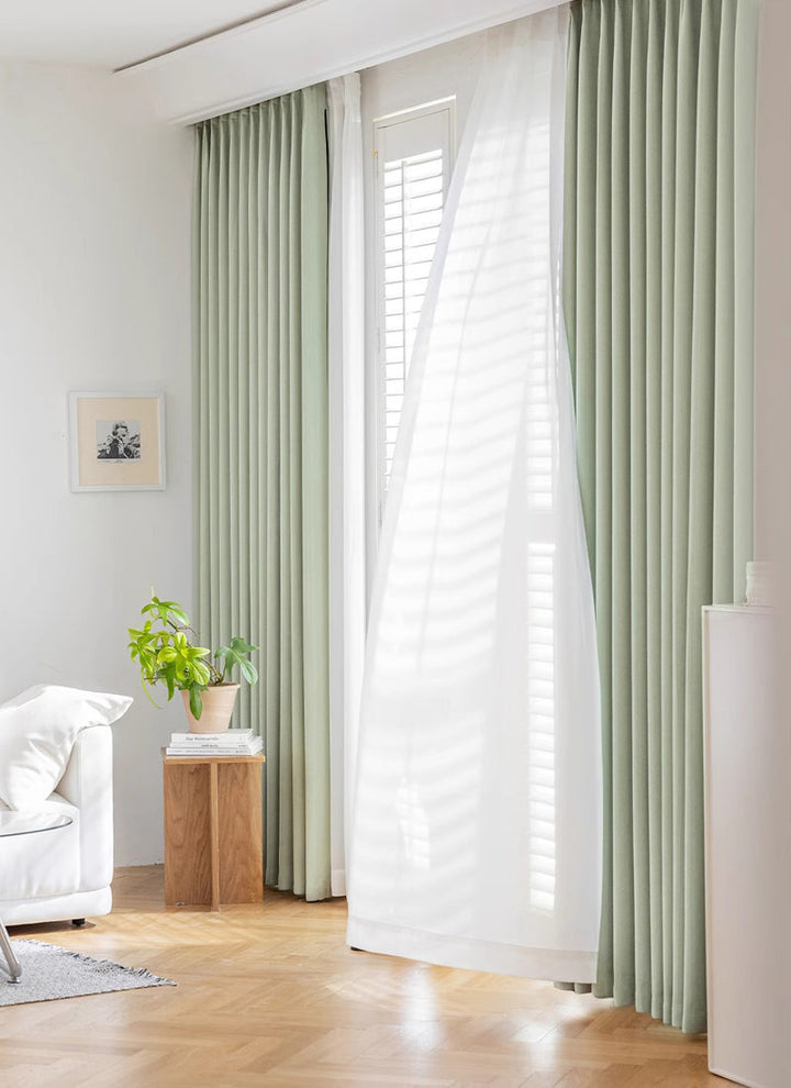 Retro Cotton-Linen Curtains